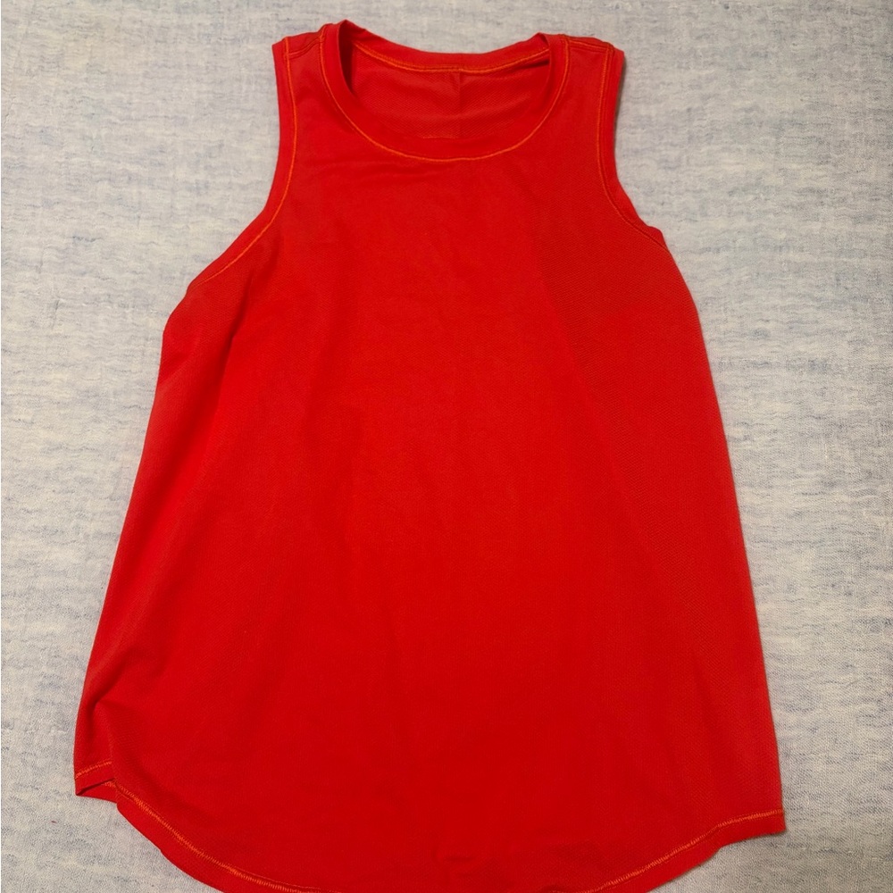 lululemon athletica Red Tank Top